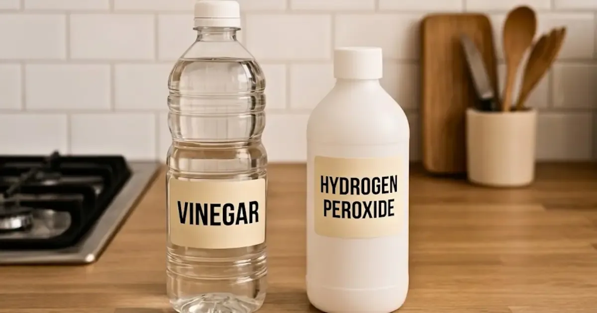 5 usos do vinagre e água oxigenada para desinfetar a casa (sem nunca os misturar)