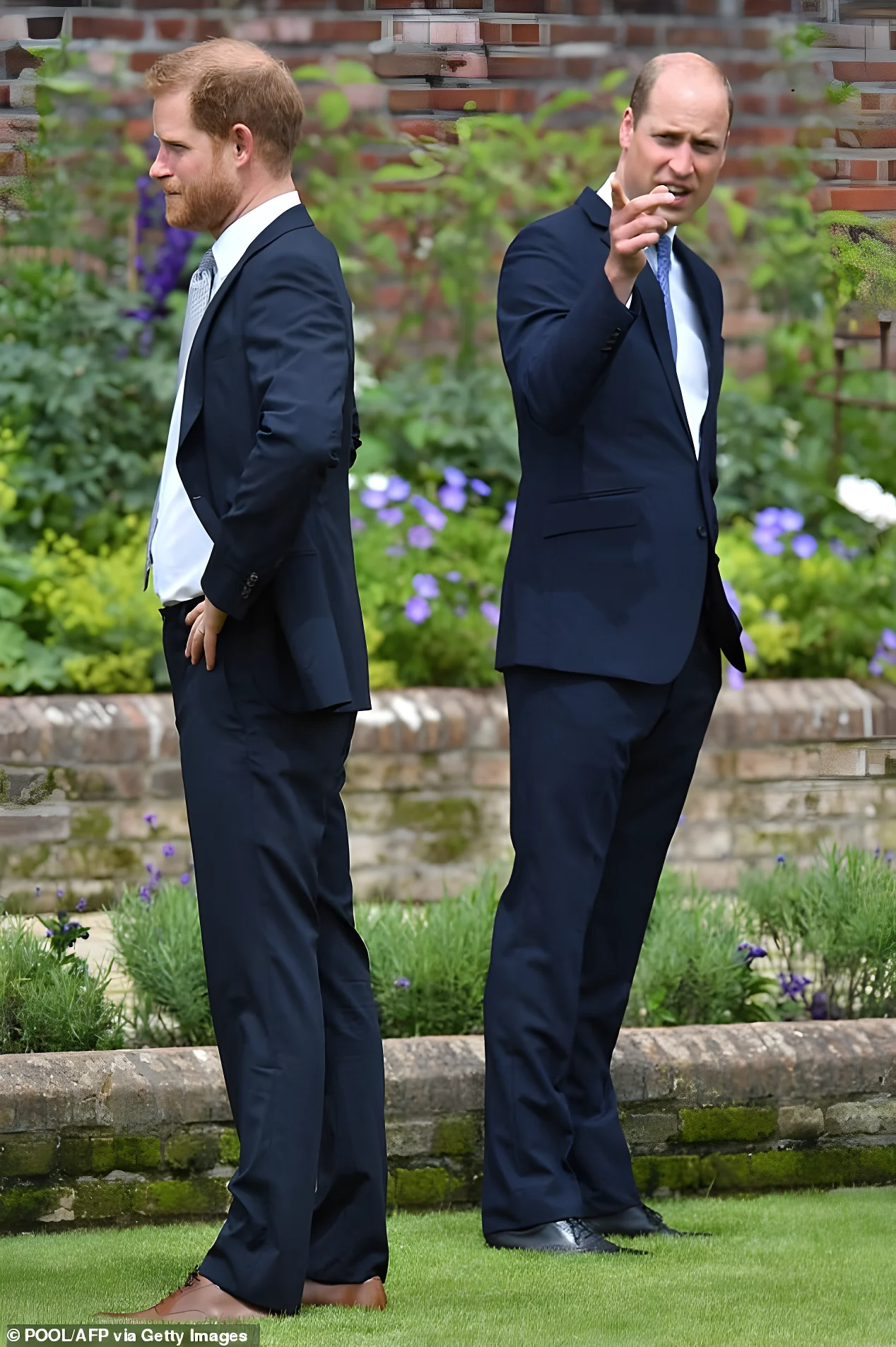Harry, Meghan and their children Archie and Lilibet have recently returned to Britain - but relations between the brothers are complicated