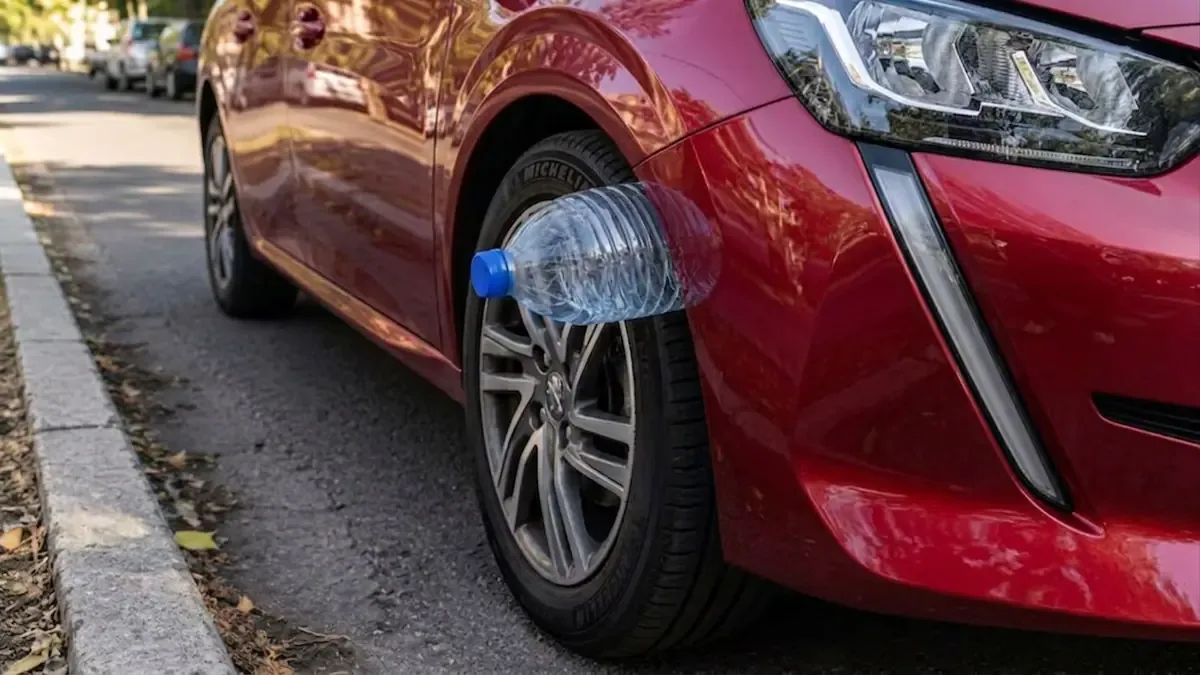 Qué significa encontrar una botella de plástico en la rueda del coche en Argentina y cómo responder.