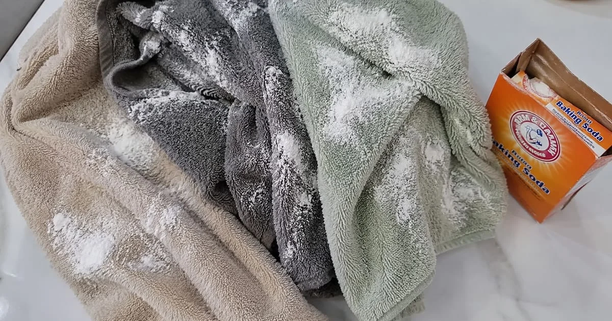The Simple Baking Soda Hack to Revive Stiff, Musty Towels