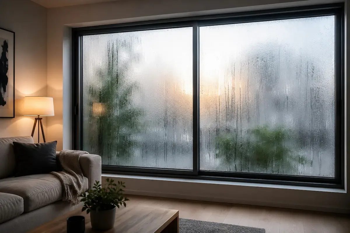 ventana vidrio empañado empañada